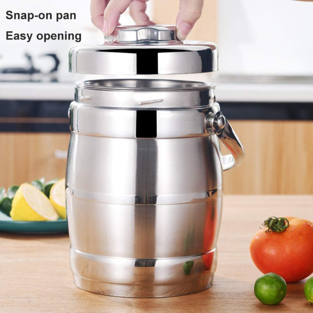 1.6L Vacuum Insulated Stainless Steel Food Jar Lunchbox Container Portable