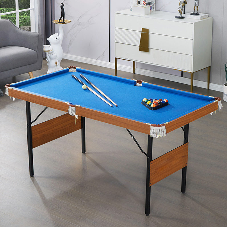 1.4m Foldable Wood Steel Pool Table Billiard Snooker Game with Accessories