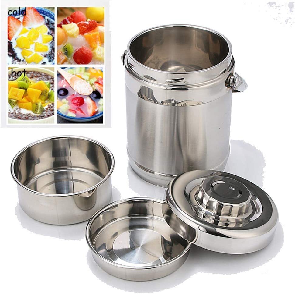 1.4L Stainless Steel Insulated Food Jar Lunchbox Container Portable Thermos