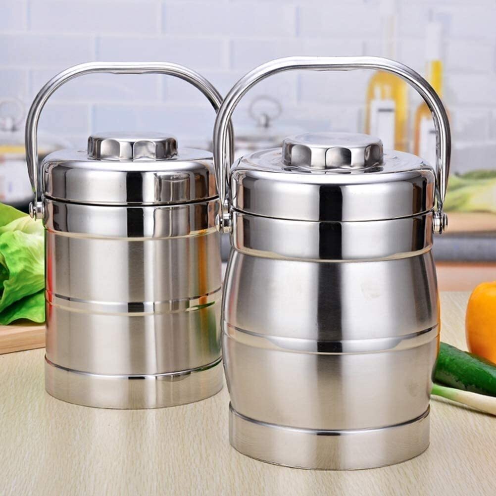 1.4L Stainless Steel Insulated Food Jar Lunchbox Container Portable Thermos