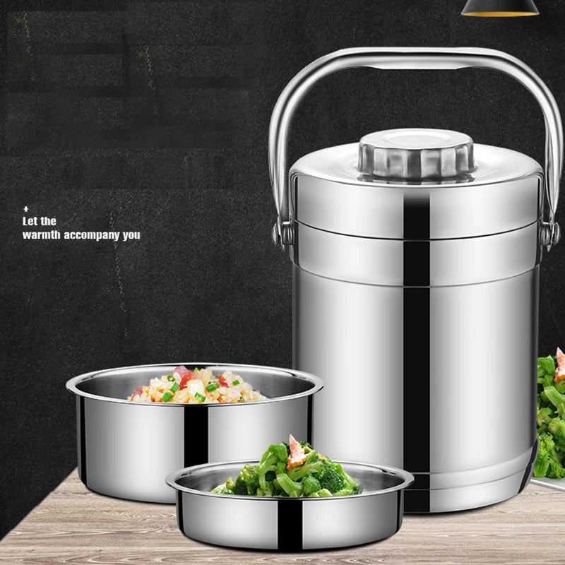 1.4L Stainless Steel Insulated Food Jar Lunchbox Container Portable Thermos