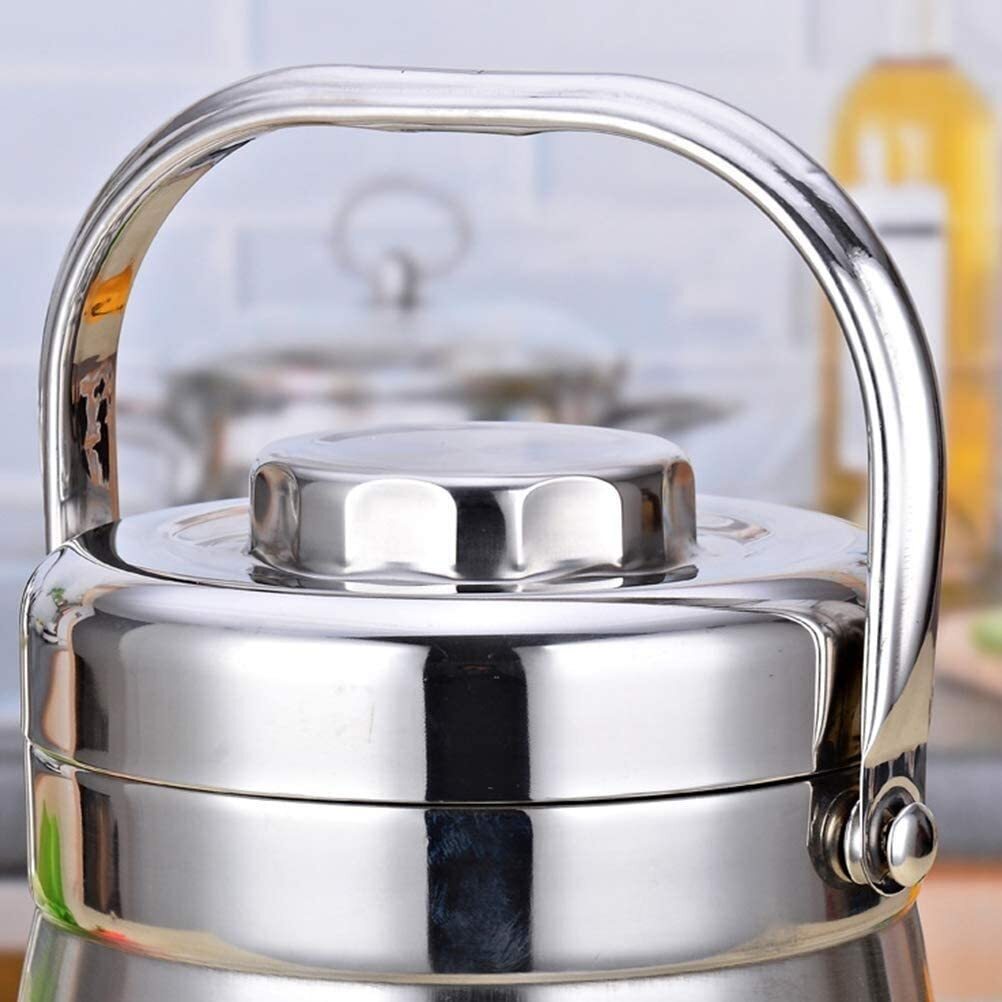 1.6L Vacuum Insulated Stainless Steel Food Jar Lunchbox Container Portable