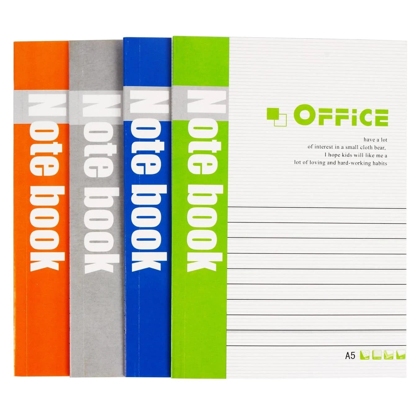 10 Pack A5 Softcover Notebooks for Office and School